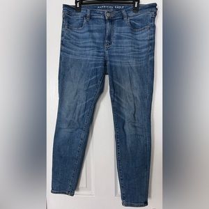 American Eagle size 12 short high rise ankle jean